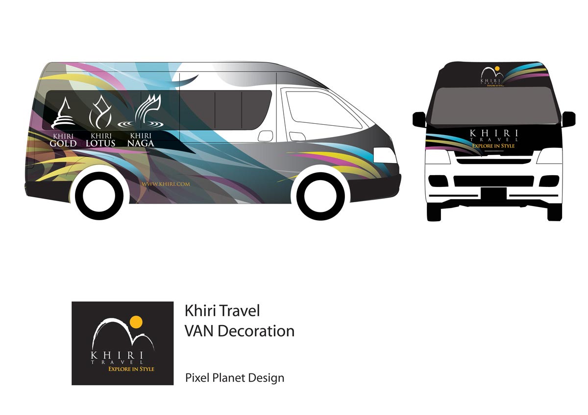 Travel agency brand identity design © Pixel Planet Design